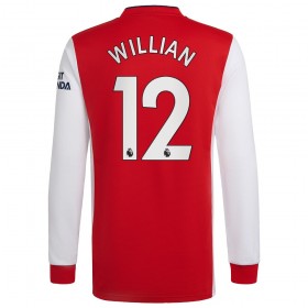 Fußballtrikots Arsenal Willian 12 2021-2022 Langarm Heimtrikotsatz kaufen